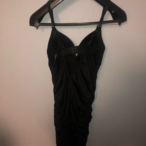 Black and silver party dress